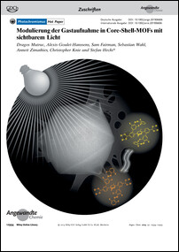 Frontispiz: Modulierung der Gastaufnahme in Core-Shell-MOFs mit sichtbarem Licht