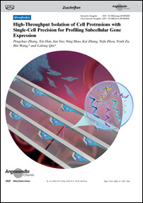 Frontispiz: High-Throughput Isolation of Cell Protrusions with Single-Cell Precision for Profiling Subcellular Gene Expression