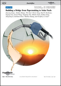 Frontispiz: Building a Bridge from Papermaking to Solar Fuels