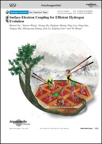 Frontispiz: Surface-Electron Coupling for Efficient Hydrogen Evolution