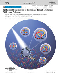 Frontispiz: Rational Construction of Borromean Linked Crystalline Organic Polymers