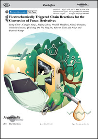 Frontispiz: Electrochemically Triggered Chain Reactions for the Conversion of Furan Derivatives