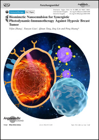 Frontispiz: Biomimetic Nanoemulsion for Synergistic Photodynamic-Immunotherapy Against Hypoxic Breast Tumor