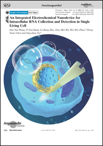 Frontispiz: An Integrated Electrochemical Nanodevice for Intracellular RNA Collection and Detection in Single Living Cell