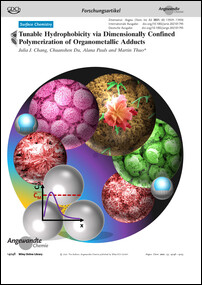 Frontispiz: Tunable Hydrophobicity via Dimensionally Confined Polymerization of Organometallic Adducts