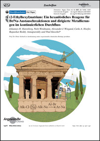Frontispiz: (2-Ethylhexyl)natrium: Ein hexanlösliches Reagenz für Br/Na-Austauschreaktionen und dirigierte Metallierungen im kontinuierlichen Durchfluss