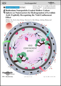 Frontispiz: Ruthenium-Nanoparticle-Loaded Hollow Carbon Spheres as Nanoreactors for Hydrogenation of Levulinic Acid: Explicitly Recognizing the Void-Confinement Effect