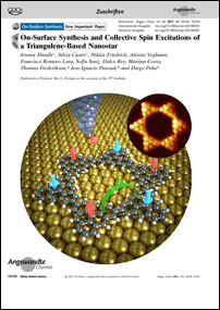 Frontispiz: On-Surface Synthesis and Collective Spin Excitations of a Triangulene-Based Nanostar