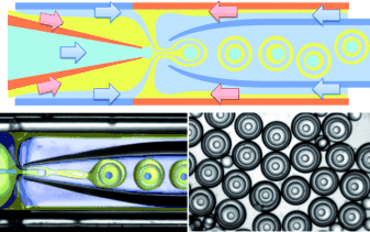 Micro-onions and Magnetic Ink - Microfluidic systems for the easy production of multiphasic emulsion drops and multishelled polymer capsules