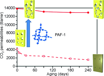 Pearls to Prevent Relaxation - Additive stops aging in super glassy polymer membranes