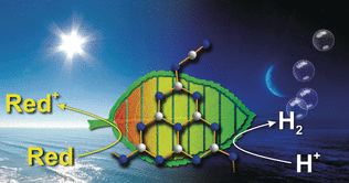 Hydrogen from Sunlight—But As a Dark Reaction - Generation, storage, and time-delayed release of electrons in graphitic carbon nitride material for artificial photosynthesis