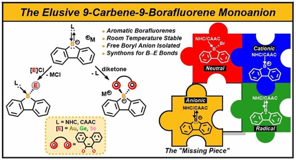 Now Available with a Negative Charge too - Stabilization of the borafluorene anion with carbenes