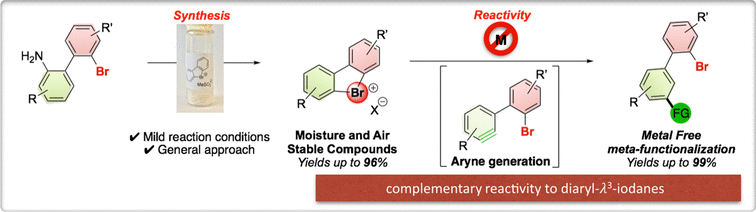 Synthetic Building Block with an Alternative Profile - Cyclic hypervalent bromines act as aryne precursors