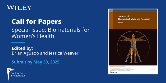 Call for Papers: Special Issue on Biomaterials for Women's Health