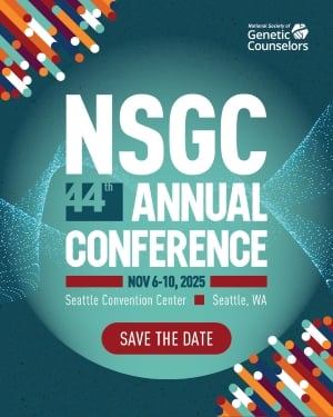 Image promoting the NSGC 44th Annual Conference