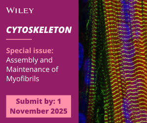 Submit by 1 November 2025 - Special Issue on the Assembly and Maintenance of Myofibrils Banner promoting a Call for Papers for a Special Issue on the Assembly and Maintenance of Myofibrils