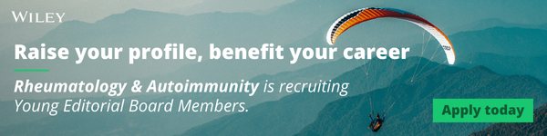 Rheumatology & Autoimmunity Recruiting Young Editorial Board Members for Rheumatology & Autoimmunity