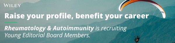 Rheumatology & Autoimmunity Recruiting Young Editorial Board Members for Rheumatology & Autoimmunity