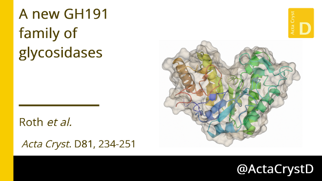 Structures of α-galactosaminidases from the CAZy GH114 family and homologs defining a new GH191 family of glycosidases