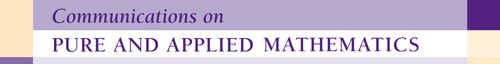 Communications on Pure and Applied Mathematics