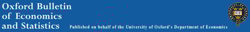 Oxford Bulletin of Economics and Statistics
