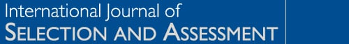 International Journal of Selection and Assessment