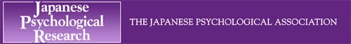 Japanese Psychological Research