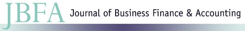 Journal of Business Finance & Accounting