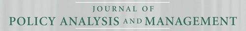 Journal of Policy Analysis and Management