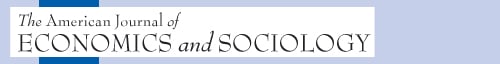 The American Journal of Economics and Sociology