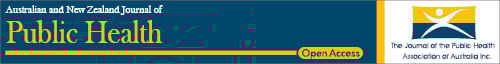 Australian and New Zealand Journal of Public Health