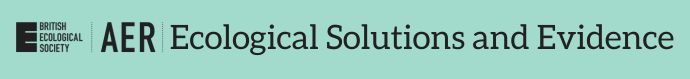 Ecological Solutions and Evidence