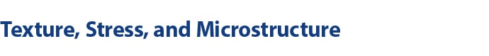 Texture, Stress, and Microstructure